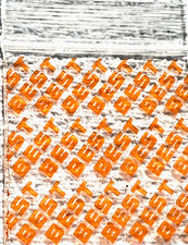 100 SMALL BAGGIES 1515 1.5" X 1.5" MINI Resealable POLY DESIGNER BAG ORANGE BEST