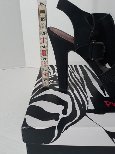 Schwarze Riemchen High Heels von Pink And Pepper 9M - Bild 8 von 8