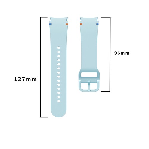 Bracelet silicone pour Samsung Galaxy Watch 7/6/5/4/FE 40/44mm 5 Pro 45mm bracelet sport - Photo 3/27