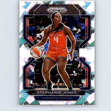 2022 Panini WNBA Prizm Stephanie Jones #134 Craked Ice Washington Mystics