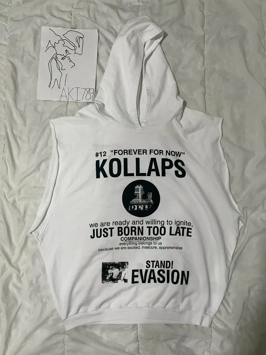 Raf Simons Redux Archive SS02 KOLLAPS Sleeveless Hoodie size 1