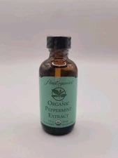 Flavorganics  Organic Peppermint Extract   2 Oz Bottle - New Sealed 