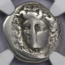 Thessaly, Larissa. 4th Century BC AR Drachm - NGC VG