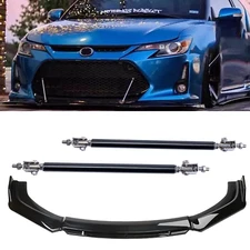 Front Bumper Lip Car Splitter Spoiler Boby Kit Glossy Black For Scion TC FR-S XB