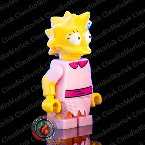 ⭐ LEGO Lisa with Snowball II Simpsons Minifigure sim030 colsim2-3 71009 Serie 2 - Foto 4 di 6