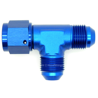 AN -6 AN6 JIC Flare STECKER WEIBLICH SCHWENKBAR T-STÜCK Schlauchverschraubung Adapter FMM