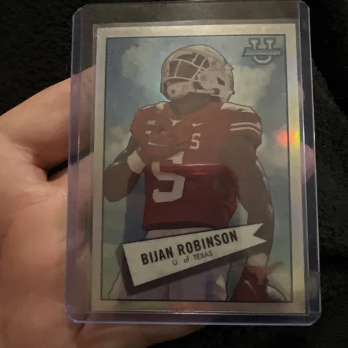 Bijan Robinson 2022 Bowman Chrome University #52BF-18 1952 Bowman Texas