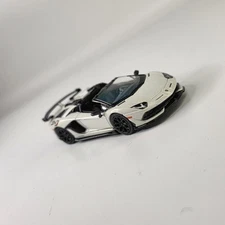 Lamborghini Aventador SVJ Roadster Bianco Canopus - Mini GT MGT 00224