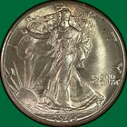 1945-D Walking Liberty Half Dollar Brilliant Uncirculated BU Coin #41439