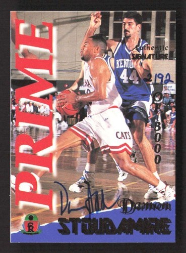 Damon Stoudamire [Signature] #38 1995 Signature Rookies Prime card