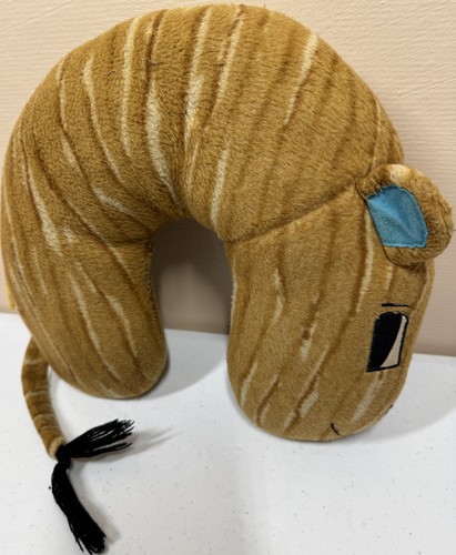 🍀 FLAW LITTLEWIS Animal Character Travel Neck Pillow U-Shape Brown Tan Plush