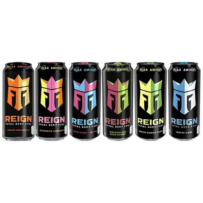 Reign Energy Drink 6 Flavor Variety Pack   6 Can Sampler or 12 Can Mixed Pack