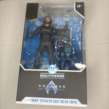 McFarlane DC Multiverse Aquaman Stealth Suit With Topo Target Exclusive NEW