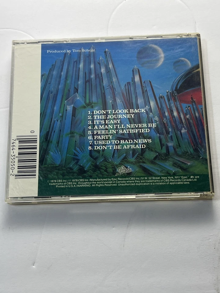 Boston - Don't Look Back CD 1978 Classic Rock Epic Records Foto 2 de 4