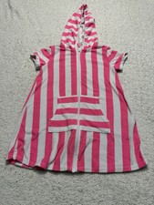 Wonder Nation Girls Bathing Suit Cover White And Pink Size S 6-6X