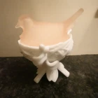 Vtg. Westmoreland Satin and Milk Glass Robin Bird on Nest Twig Covered  Candy