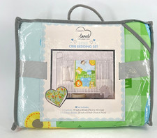 Born Loved 2 Piece Crib Bedding Set 1 Comforter 1 Plush Blanket New w/Tags
