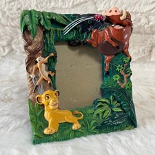 Vtg 90's Lion King Resin 3D Dimensional Photo Frame Picture Kids Vacation