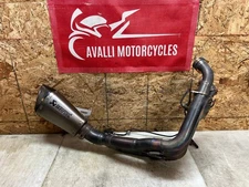 14 15 16 2014-2016 BMW S1000R S1000 R FULL AKRAPOVIC EXHAUST SYSTEM DAMAGED PIPE
