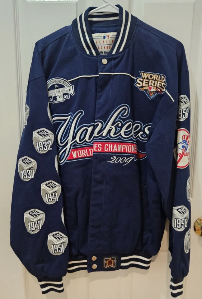 NEW YORK YANKEES Jeff Hamilton Jacket JH Design World Series Champions 2009 S - Image 2 of 4