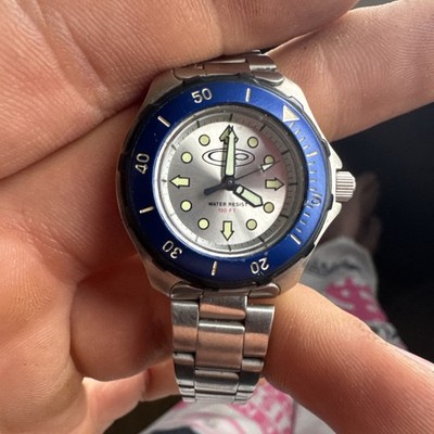 Ocean Pacific Women s Water Resistant 150  Glow Markers Diver Needs Batteries