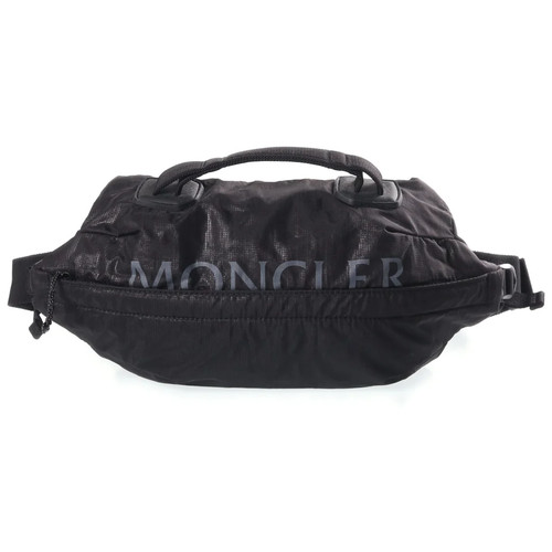 MONCLER 23AW Alchemy Crossbody Bag Nylon / Leather Black Unisex #BRG1804