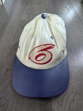 #6 Mark Martin Roush Nascar Racing  Leather Hat Cap Adjustable Strap JH Design