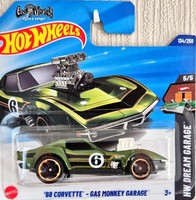 Hot Wheels 2025 - ´68 Corvette - Gas Monkey Garage - Hw Dream Garage - Neu & Ovp