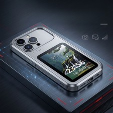 Apple phone case smart secondary screen suitable for iPhone 14/15pro-17pro