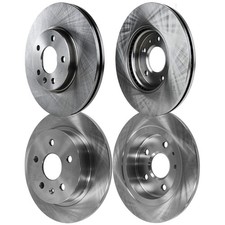 Front & Rear Brake Disc Rotors For Chevrolet Malibu 2016