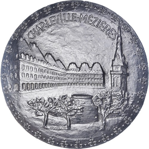 [#187670] Frankrijk, Medaille, Ville de Charleville-Mézières, Geography, Flourat - Afbeelding 1 van 2