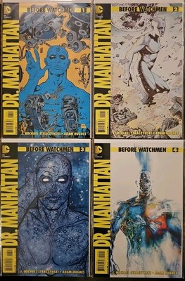 Before Watchmen: Dr. Manhattan Complete 1:25 Variant Set 1-4 Pope Incentive NM/M