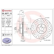 2x Bremsscheibe vorne für Subaru Outback BE BL | 788325