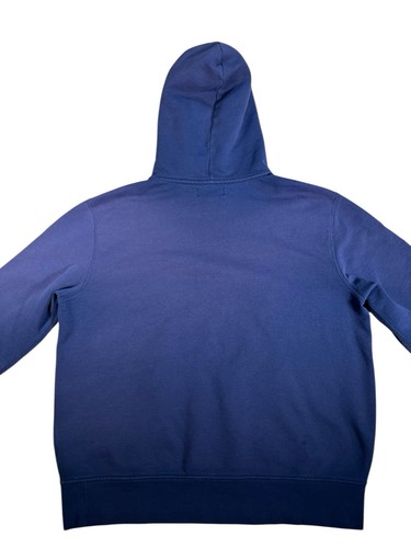 Vintage Polo Ralph Lauren Hoodie Mens 2XL Blue Big Pony USA Embroidered #3 Logo - Picture 4 of 7