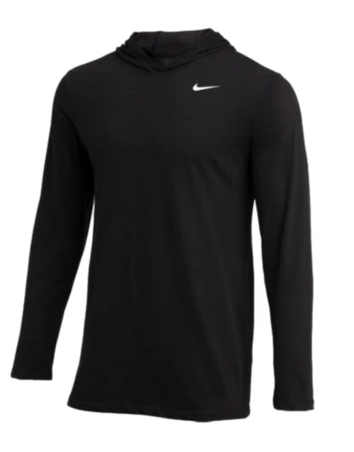 Men's Nike CJ1696-010 Dri-FIT Long Sleeve Hoodie Training Shirt, Black, X-Large
Opens in a new windo