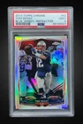 2014 topps chrome #62 tom brady; blue jersey SP refractor PSA 9   — KEY TB12 —