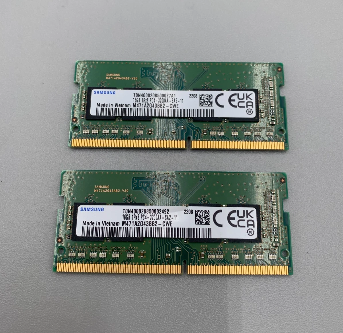 Samsung DDR4 SDRAM 16 GB Capacity per Module Memory (RAM) for sale