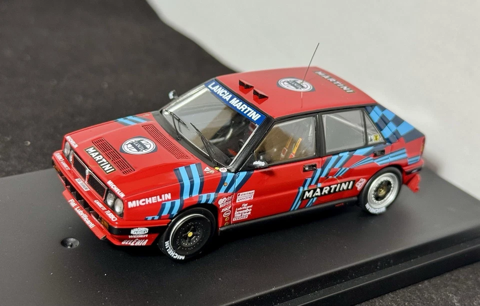 HPI-RACING 8223 LANCIA DELTA HF INTEGRALE 16v TEST CAR 1989 PLAIN BODY RED 1:43 - Immagine 4 di 4