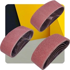 15 PCS 3 x 21 Premium Sander Belts 5 Each of 40 80 120 Grit Aluminum Oxid...