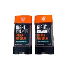  2 Right Guard Xtreme Defense Forest Spring Deodorant Sealed 4.0 oz Each