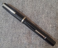 Esterbrook Transitional Black Fountain Pen 3 Ribbed Button, 2556 Nib