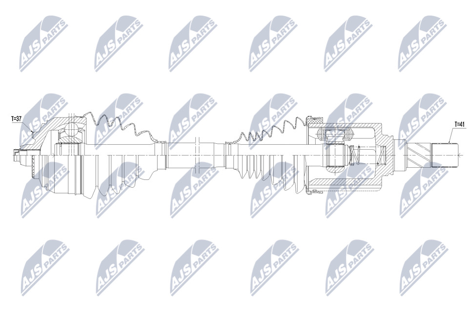 Drive Shaft Fits for Mercedes Sprinter B907,B910 211CDI,214CDI,311CDI, - Image 8