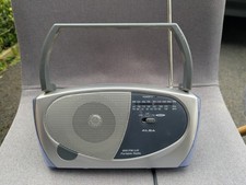 ALBA Portable Radio Plug In Battery Powered FM LW MW