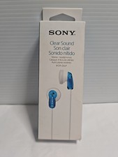 New in Box Sony MDR-E9LP In-Ear Only Headphones Earbuds Blue