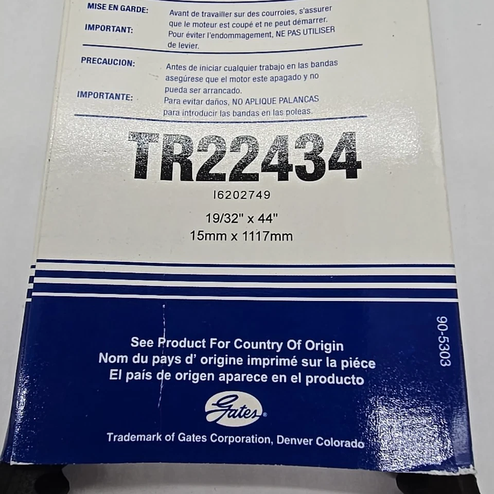Accesorio correa de transmisión-camión y autobús puertas correa en V TR22434 Foto 4 de 4