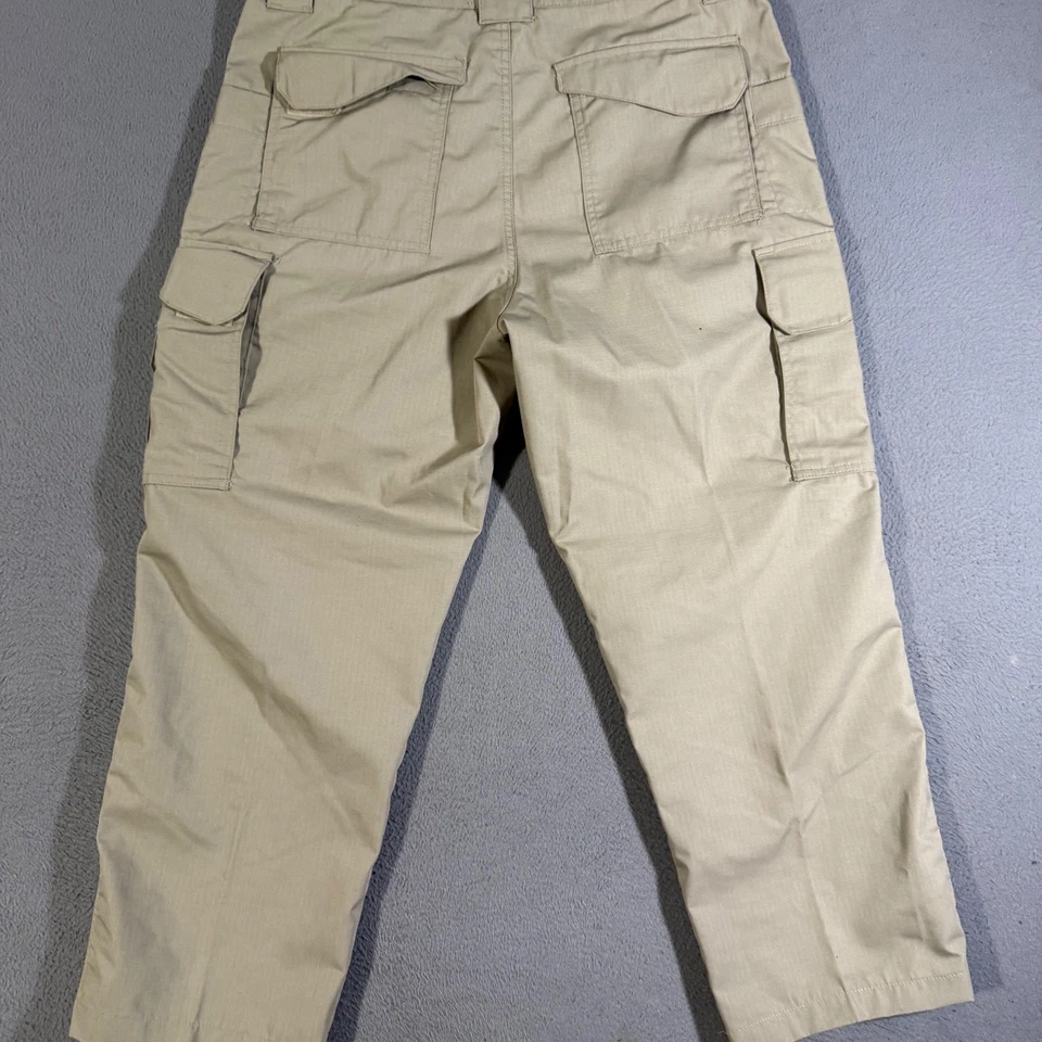 Tru-Spec Men's Tactical Cargo Pants Beige Size 36x32 Workwear - Image 3 of 4