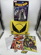 Marvel Unlimited Plus 2024 Membership Kit - Knight Spider Figure Wolverine Comic
