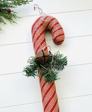 Primitive Christmas Candy Cane 16”Handcrafted Country Farmhouse Wall Decor