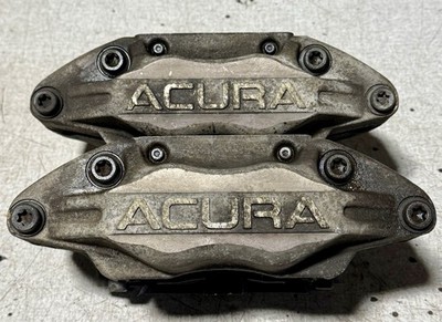 2005-2012 Acura RL Advics Front Left Right 4 Piston Brake Calipers (Pair) OEM
