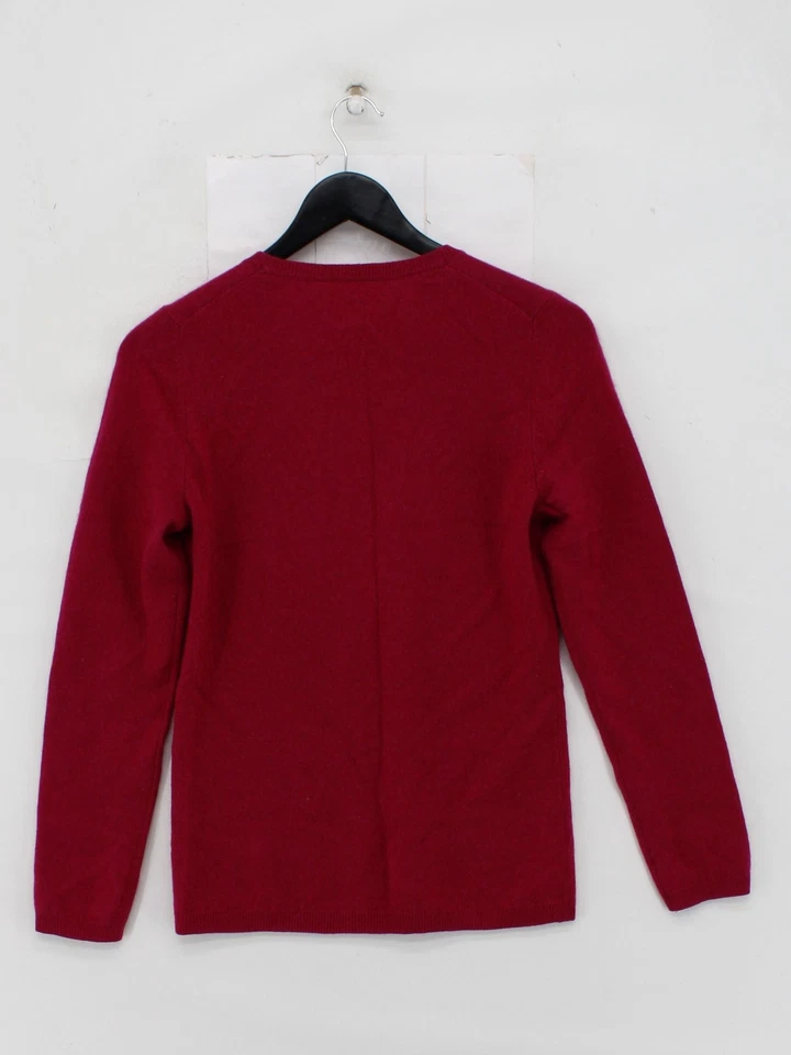 John Lewis Women's Jumper UK 8 Pink 100% Cashmere Round Neck Pullover - Image 2 of 4